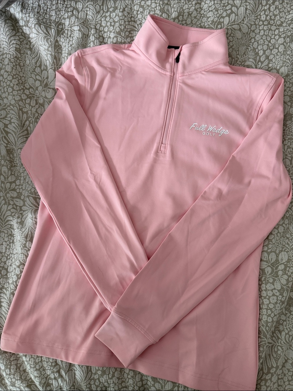 Women's Pink Quarter-Zip Pullover